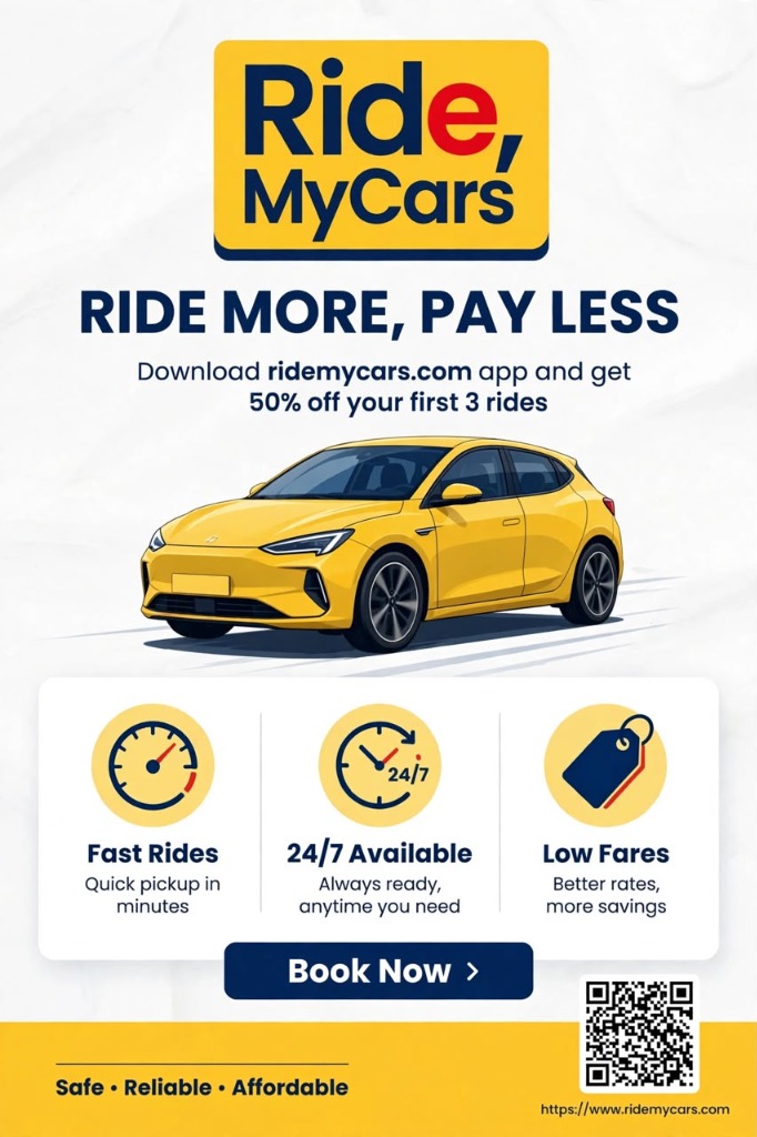 Ride More, Pay Less - 50% Off First 3 Rides